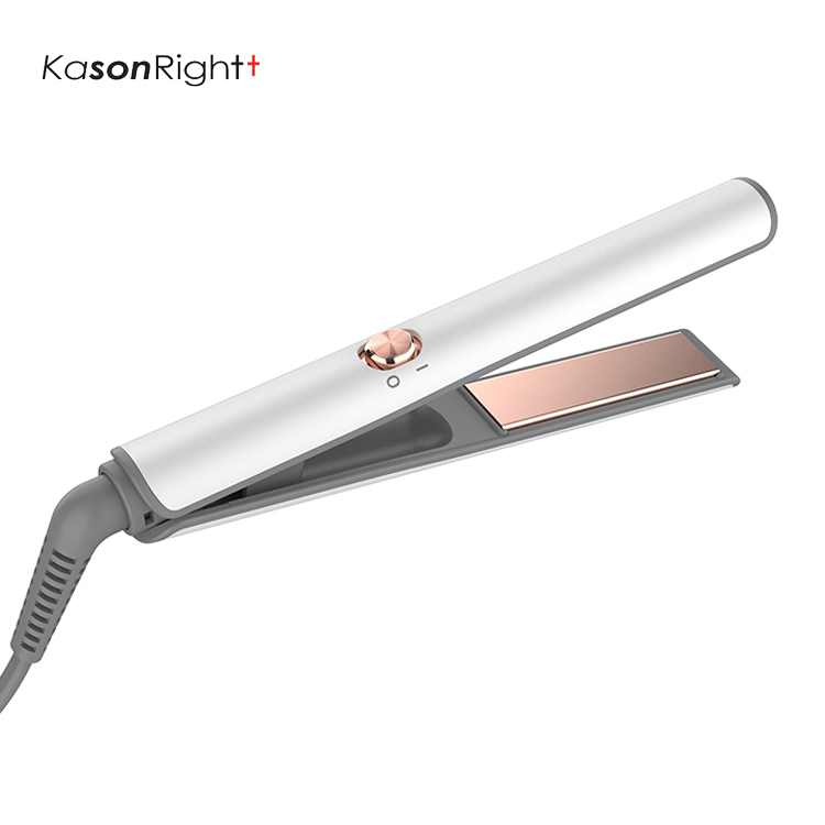 Travel Mini Hair Flat Iron เครื่องหนีบผมทัวร์มาลีนเซรามิค, เตารีดแบบพกพาแรงดันไฟฟ้าคู่สำหรับการใช้งานทั่วโลก